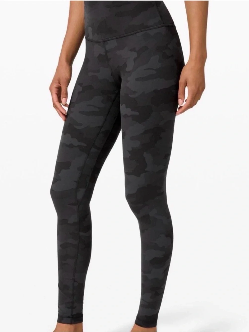 Lululemon Align Gray Black Camo High-Waist Leggings Workout Yoga Pants: 4